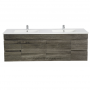 Berge Dark Grey Wall Hung 1500 Cabinet Only Berge Dark Grey Wall Hung 1500 Cabinet Only